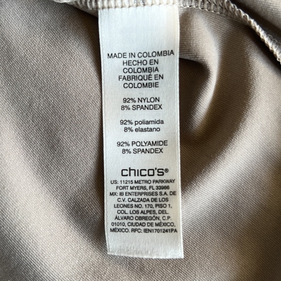 Chico’s NWOT Microfiber Tank - Silvery Taupe - Picture 5 of 5